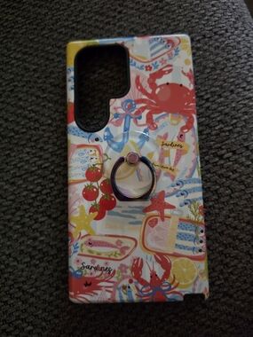 Samsung Galaxy S24 Ultra Summer Print Phone Case with Ring Holder